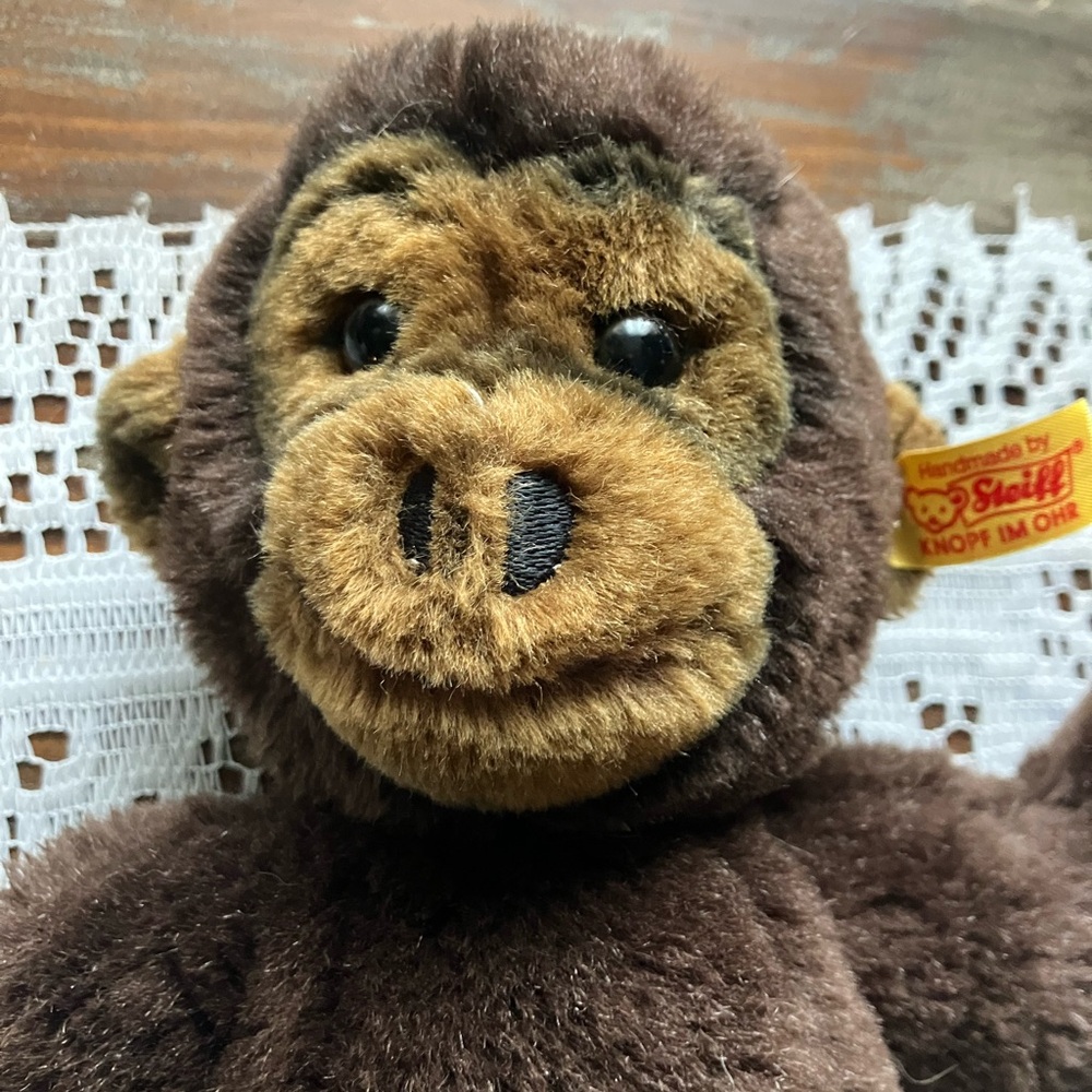 Brown Plush Monkey Toy